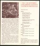 Brochura do lançamento da edição portuguesa do Volume V das "Obras escolhidas de Mao Tsé-Tung", da Editora Vento de Leste