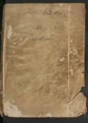 Livro 15.º de registo de baptismos do Estreito da Calheta (1813/1823)