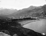 Panorâmica da vila de Machico, vista do lado poente da baía