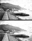 Vista do primitivo cais à Entrada da Cidade e da baía do Funchal