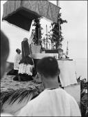 Missa campal celebrada por D. António Manuel Pereira Ribeiro, bispo do Funchal, junto ao monumento do Cristo Rei, Sítio do Garajau, Freguesia do Caniço, Concelho de Santa Cruz