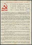 Comunicado do PCTP/MRPP - Madeira sobre o "Jornal da Madeira"