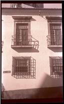 Pormenor da fachada da casa do Cabido da Sé do Funchal, na rua de João Gago, Freguesia da Sé, Concelho do Funchal