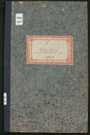 Livro de registo de óbitos do Caniço do ano de 1865