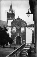 Fachada principal da Sé vista da varanda de edifício localizado no n.º 13 da avenida Arriaga, Freguesia de Sé, Concelho do Funchal