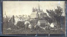 Vista panorâmica da cidade de Limburgo-do-Lano, no estado de Hesse, Alemanha