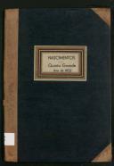 Livro de registo de baptismos da Quinta Grande do ano de 1898