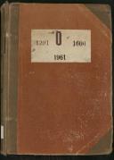 Registo de óbitos do Funchal do ano de 1961 (n.º 1201 a 1600)