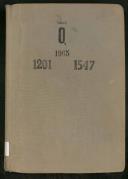 Registo de óbitos do Funchal do ano de 1965 (n.º 1201 a 1547)