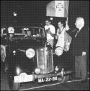 Automóvel Austin Ten (1947) do piloto Carlos Perneta, na linha de partida do 5.º Raid Diário de Notícias, para iniciar a prova de perícia, na Avenida Arriaga, Freguesia da Sé, Concelho do Funchal