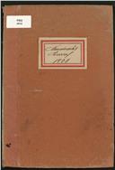 Livro de registos de baptismos do Curral das Freiras do ano de 1908