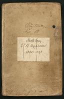 Livro 17.º de registo de baptismos de Santa Cruz (1820/1826)