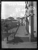 Adro e fachada principal da igreja de São João Evangelista (vulgo igreja do Colégio), Freguesia da Sé (atual Fereguesia de São Pedro), Concelho do Funchal