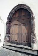 Portal gótico da igreja do Espírito Santo, avenida D. Manuel I, Freguesia e Concelho da Calheta