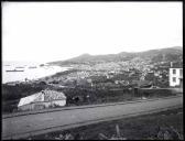 Panorâmica este/oeste da baía e cidade do Funchal a partir da estrada do Conde Carvalhal, Freguesia de Santa Maria Maior, Concelho do Funchal