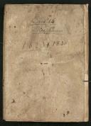 Livro 16.º de registo de baptismos do Estreito da Calheta (1823/1838)