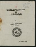 Caderno "Linha política e programa da União Comunista (Marxista-Leninista) II"