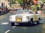 Automóvel Chevrolet Fleetmaster (1948) do piloto Manuel Sousa, na prova de perícia/regularidade do 4.º Raid Diário de Notícias, na avenida Arriaga, Freguesia da Sé, Concelho do Funchal