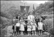 Grupo da visita do Espírito Santo, na Freguesia da Serra de Água, Concelho da Ribeira Brava