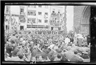 Missa campal durante a passagem do primeiro batalhão expedicionário madeirense à Índia, Freguesia da Sé, Concelho do Funchal