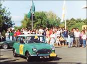 Automóvel marca Morris Super 850 (1965) do piloto Miguel Frango, no concurso de elegância do 5.º Raid Diário de Notícias, no complexo desportivo da Matur, junto ao Clube Internacional de Bridge, Freguesia de Água de Pena, Concelho de Machico 