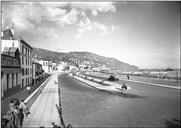 Avenida do Mar (atual avenida do Mar e das Comunidades Madeirenses), vista das imediações da ponte de São Lázaro, Freguesia da Sé, Concelho do Funchal