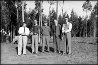 Equipa inglesa que inaugurou o campo de golfe "Favellas", Freguesia de Santo António da Serra, Concelho de Machico