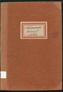 Livro de registos de baptismos do Curral das Freiras do ano de 1906