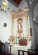 Altar do Sagrado Coração de Jesus, na capela do Imaculado Coração de Maria, sítio da Fajã do Penedo, Freguesia da Boaventura, Concelho de São Vicente