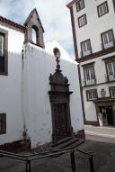 Fachada principal da capela de São Luís, rua do Bispo, Freguesia da Sé, Concelho do Funchal