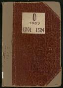 Registo de óbitos do Funchal do ano de 1957 (n.º 1201 a 1524)