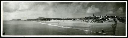 Vista panorâmica da praia do Porto Santo