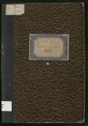 Livro de registo de casamentos do Monte do ano de 1901