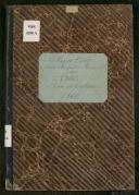 Livro de registo de óbitos do Arco da Calheta do ano de 1860