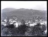 Vista parcial da cidade do Funchal a partir do Teatro Dr. Manuel de Arriaga (atual teatro municipal Baltazar Dias)