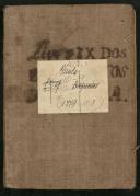 Livro 9.º de registo de óbitos de Gaula (1779/ 1818)