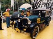 Automóvel Dodge Brothers Touring (1926) do piloto Jorge Miranda, no arranque da primeira etapa do 6.º Raid Diário de Notícias, na avenida Arriaga, Freguesia da Sé, Concelho do Funchal 