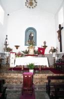 Capela-mor e altar da igreja de São José, sítio da Igreja, Freguesia do Arco de São Jorge, Concelho de Santana