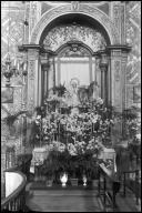 Altar lateral da igreja do convento de Santa Clara, com a imagem de Nossa Senhora da Conceição, Freguesia de São Pedro, Concelho do Funchal