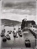 Submarinos italianos  D. Millelire e E. Toti no porto do Funchal, Freguesia de São Pedro (atual Freguesia da Sé), Concelho do Funchal