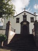 Fachada principal da igreja de São Roque, caminho do Lombo Segundo, Freguesia de São Roque, Concelho do Funchal