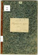Livro de registo de baptismos de expostos da Sé do ano de 1862