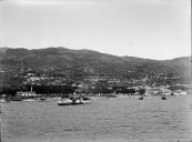 Panorâmica da baía e cidade do Funchal, vista sul/norte, Concelho do Funchal