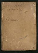 Livro de registo de óbitos do Estreito da Calheta (1800/1816)