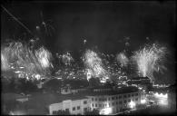 Fogo de artifício na passagem do ano de 1948 para 1949, Freguesia da Sé, Concelho do Funchal