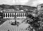 Praça do Município e edifício da Câmara Municipal do Funchal, Freguesia da Sé, Concelho do Funchal