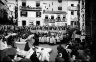 Missa dos doentes no adro da Sé, durante a visita da imagem de Nossa Senhora de Fátima, Freguesia da Sé, Concelho do Funchal