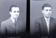 Retratos de Herberto Hélder e de José Gomes Perneta