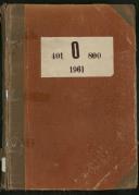 Registo de óbitos do Funchal do ano de 1961 (n.º 401 a 800)