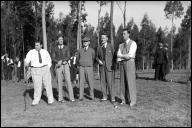 Equipa inglesa que inaugurou o campo de golfe "Favellas", Freguesia de Santo António da Serra, Concelho de Machico
